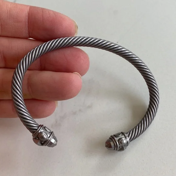 David yurman aluminum bracelet gray - Picture 3 of 6